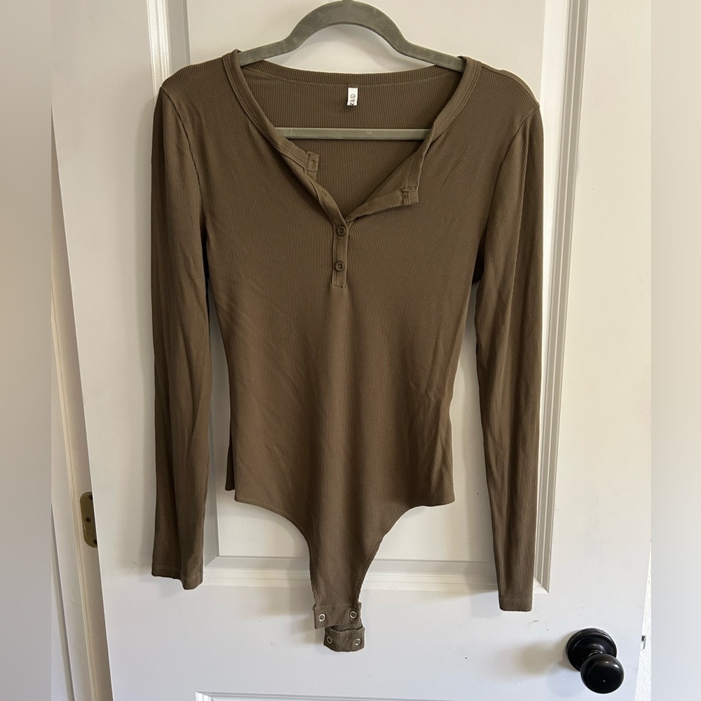 Olive Green Bodysuit